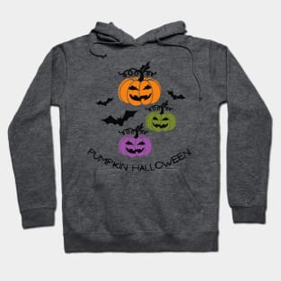 Pumpkin Halloween! Happy Fall Season Autumn Vibes Happy Halloween Thanksgiving and Fall Color Lovers Hoodie